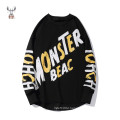 Sublimation newest design wholesale streetwear custom mens crewneck sweatshirt
